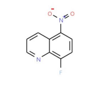8-Fluoro-5-nitroquinoline (CAS 94832-39-0) - chemical structure image