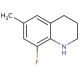 8-fluoro-6-methyl-1,2,3,4-tetrahydroquinoline - chemical structure image