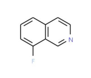 8-Fluoroisoquinoline (CAS 1075-00-9) - chemical structure image