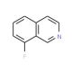 8-Fluoroisoquinoline (CAS 1075-00-9) - chemical structure image