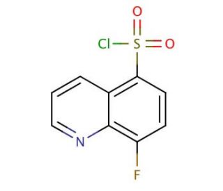 8-fluoroquinoline-5-sulfonyl chloride - chemical structure image