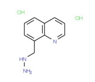 8-(hydrazinomethyl)quinoline dihydrochloride - chemical structure image