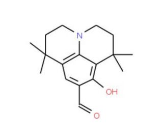 8-hydroxy-1,1,7,7-tetramethyljulolidine-9-carboxaldehyde (CAS 115662-09-4) - chemical structure image