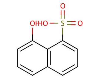 8-Hydroxy-1-naphthalenesulfonic acid (CAS 117-22-6) - chemical structure image