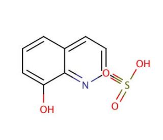 8-Hydroxy-2-quinolinesulfonic acid monohydrate (CAS 20946-17-2) - chemical structure image