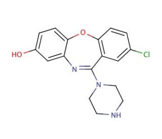 8-Hydroxy Amoxapine (CAS 61443-78-5) - chemical structure image