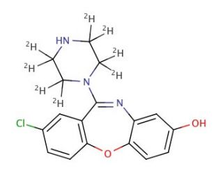 8-Hydroxy Amoxapine-d8 (CAS 1189505-24-5) - chemical structure image