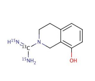 8-Hydroxy Debrisoquin-13C,15N2 - chemical structure image