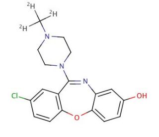 8-Hydroxy Loxapine-d3 (CAS 1189863-10-2) - chemical structure image