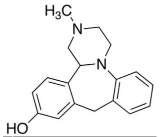 8-Hydroxy Mianserin (CAS 57257-81-5) - chemical structure image