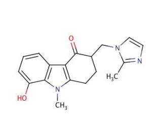 8-Hydroxy Ondansetron (CAS 126671-71-4) - chemical structure image