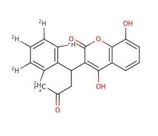 8-Hydroxy Warfarin-d5 - chemical structure image