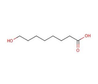 8-Hydroxyoctanoic acid (CAS 764-89-6) - chemical structure image