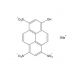8-Hydroxypyrene-1,3,6-trisulfonic acid, trisodium salt (CAS 27928-00-3) - chemical structure image 