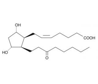 8-iso-13,14-dihydro-15-keto Prostaglandin F2α (CAS 191919-02-5) - chemical structure image