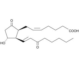 8-iso-15-keto Prostaglandin E<sub>2</sub> - chemical structure image