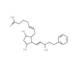 8-iso-17-phenyl trinor Prostaglandin F<sub>2&beta;</sub> - chemical structure image
