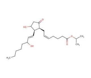 8-iso Prostaglandin E<sub>2</sub> isopropyl ester - chemical structure image