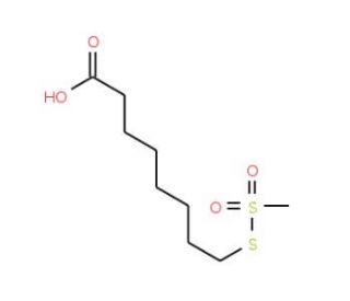 8-Methanethiosulfonyl-octanoic Acid - chemical structure image