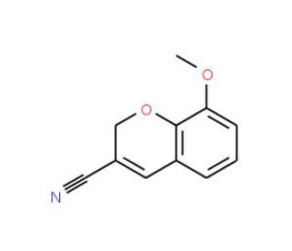 8-Methoxy-2H-chromene-3-carbonitrile (CAS 57543-69-8) - chemical structure image