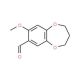 8-Methoxy-3,4-dihydro-2H-benzo[b][1,4]dioxepine-7-carbaldehyde (CAS 919016-99-2) - chemical structure image