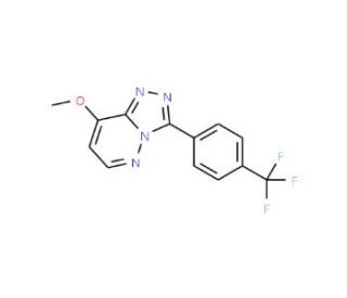 8-Methoxy-3-[4-(trifluoromethyl)phenyl]-1,2,4-triazolo[4,3-b]pyridazine - chemical structure image