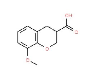8-Methoxy-chroman-3-carboxylic acid (CAS 108088-19-3) - chemical structure image