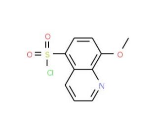 8-Methoxyquinoline-5-sulphonyl chloride (CAS 90429-62-2) - chemical structure image
