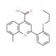 8-Methyl-2-(2-propoxyphenyl)quinoline-4-carboxylic acid - chemical structure image