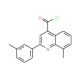 8-methyl-2-(3-methylphenyl)quinoline-4-carbonyl chloride - chemical structure image