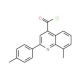 8-methyl-2-(4-methylphenyl)quinoline-4-carbonyl chloride - chemical structure image