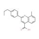 8-Methyl-2-(4-propylphenyl)quinoline-4-carboxylic acid - chemical structure image