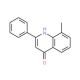 8-Methyl-2-phenyl-4-quinolinol (CAS 92855-38-4) - chemical structure image