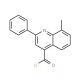 8-methyl-2-phenylquinoline-4-carbonyl chloride - chemical structure image