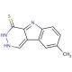 8-methyl-3,5-dihydro-4H-pyridazino[4,5-b]indole-4-thione - chemical structure image