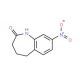 8-Nitro-1,3,4,5-tetrahydro-benzo[b]azepin-2-one (CAS 22246-79-3) - chemical structure image