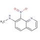 8-Nitro-7-methylaminoquinoline (CAS 147293-16-1) - chemical structure image