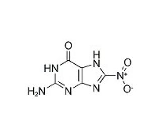 8-Nitroguanine (CAS 168701-80-2) - chemical structure image
