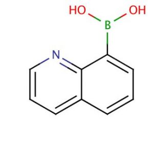 8-Quinolinylboronic acid (CAS 86-58-8) - chemical structure image