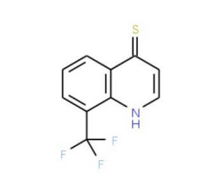 8-(Trifluoromethyl)quinoline-4-thiol (CAS 550346-16-2) - chemical structure image