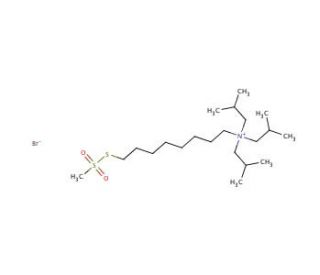 8-(Triisobutylammonium)octyl Methanethiosulfonate Bromide - chemical structure image