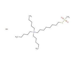 8-(Tripentylammonium)octyl Methanethiosulfonate Bromide - chemical structure image