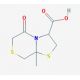 8a-methyl-5-oxo-hexahydro-[1,3]thiazolo[2,3-c]thiomorpholine-3-carboxylic acid - chemical structure image
