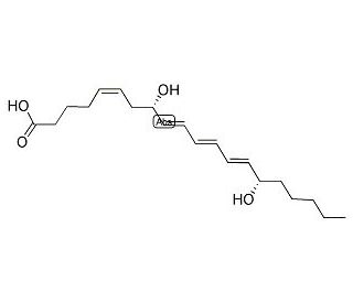 8(S),15(S)-DiHETE (Z, E, E, E) (CAS 80234-66-8) - chemical structure image