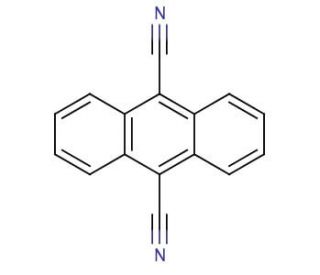 9,10-Anthracenedicarbonitrile (CAS 1217-45-4) - chemical structure image