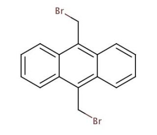 9,10-Bis(bromomethyl)anthracene (CAS 34373-96-1) - chemical structure image
