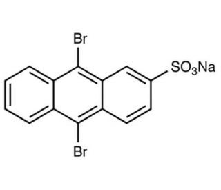 9,10-Dibromoanthracene-2-sulfonic Acid, Sodium Salt (CAS 87796-18-7&#0;) - chemical structure image