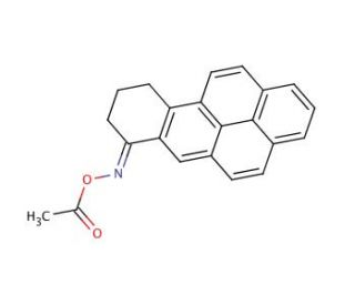 9,10-Dihydro-1-benzo[a]pyrene-7(8H)-one O-Acetyl Oxime (CAS 72297-04-2) - chemical structure image