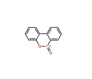 9,10-Dihydro-9-oxa-10-phosphaphenanthrene-10-oxide (CAS 35948-25-5) - chemical structure image