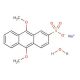 9,10-Dimethoxy-2-anthracenesulfonic acid sodium salt monohydrate (CAS 207233-92-9) - chemical structure image